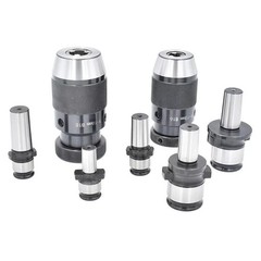 Metal Drill Chuck Adapter Keyless Tapping Durable Steel Bench Machine Tools