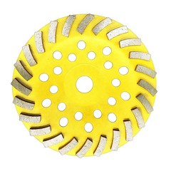 180mm Diamond Grinding Wheel Gold Helical Tooth Concrete Polishing Disc tool