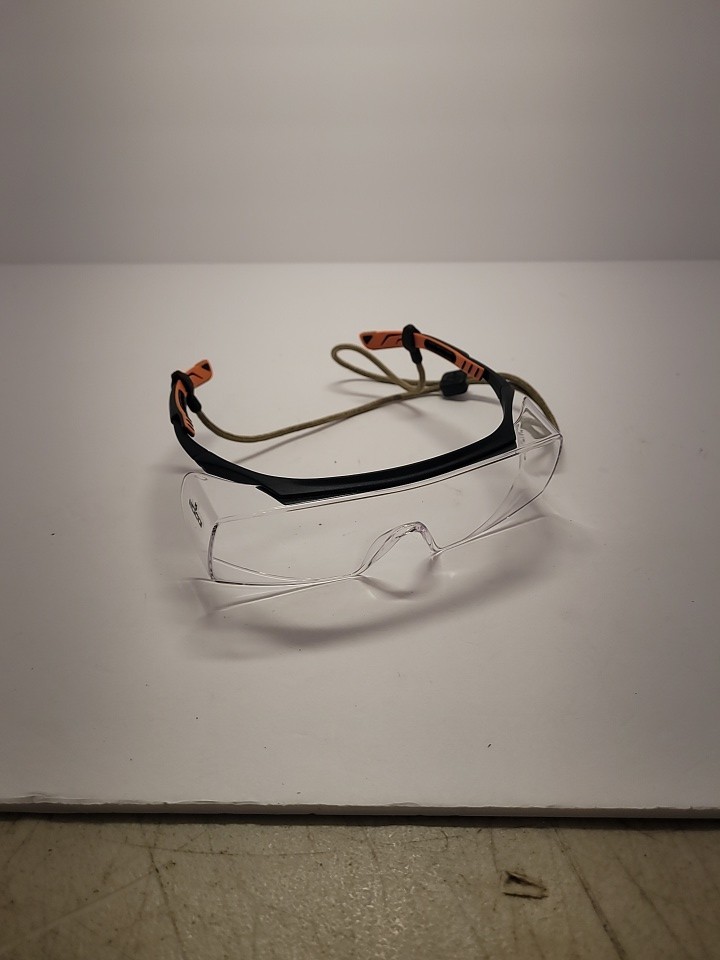 NoCry 5X7 Over-Specs Safety Glasses OTG ANSI Z87.1 Sealed New Clear Lens