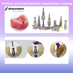 US Dental Fits Straumann ITI NC/RC Impression Coping & Scanbody Open/Closed Tray