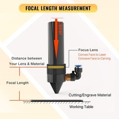 20mm Replacement Focus Lens for 50W 60W 70W 80W Laser Engravers PVD ZnSe 2″ FL