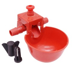 20 PACKS Poultry/Quail Water Drinking Cups Chicken Hen Plastic Automatic Drinker