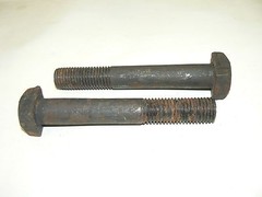 7/8″-9 x 6″ Square Head Machine Bolts – Plain Steel Finish – Lot of 5 Pcs.