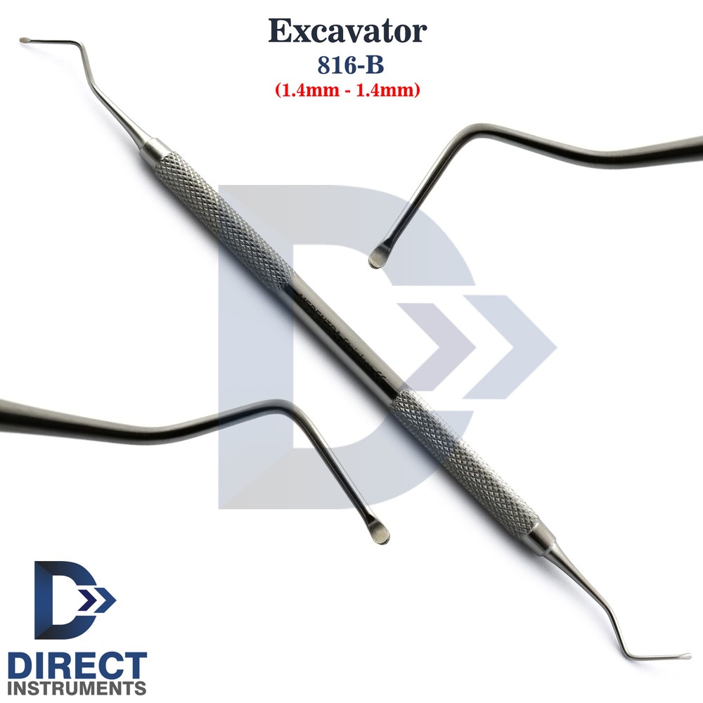 Spoon Excavator 816-B 1.4mm Dental Restorative Cavity Carious Decay Remover Tool