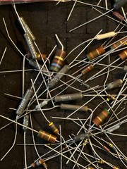 Mix Lot of Capacitors Resistors Inductors Diodes Amperex 100ct