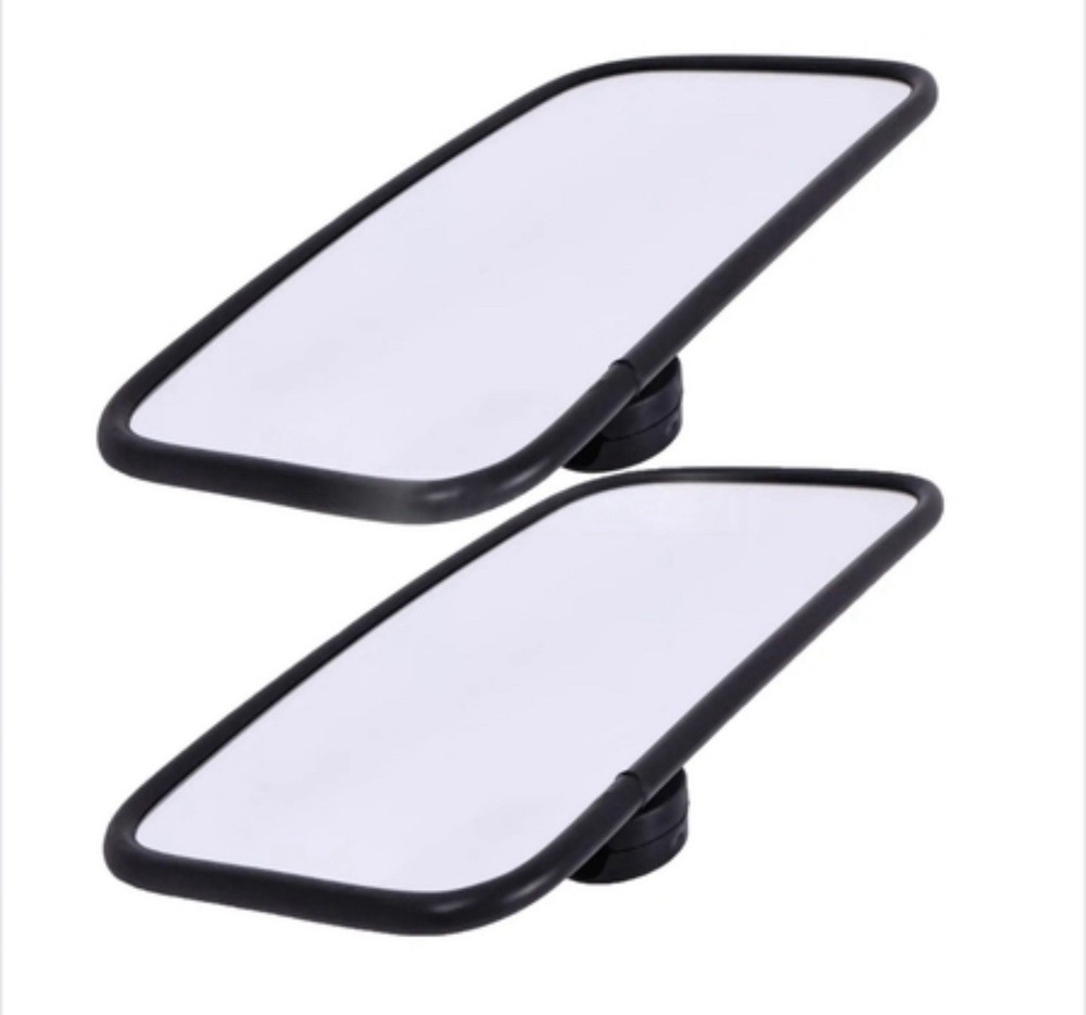 2 Pieces Large Size 7″ x 12″ Universal Combine Farm Tractor Mirror