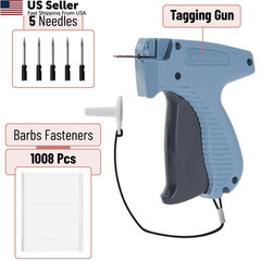 Mr. Pen – Price Tagging Gun, 1 pcs+5 Needles & 1008 Barbs, Blue & Black
