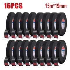 16 Rolls Cloth Tape Wire Electrical Wiring Harness Car Auto SUV truck 19mm*15m