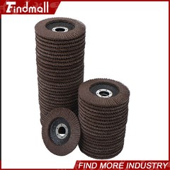 Findmall 50 Pcs 4-1/2″×7/8″ 40 Grit Premium Zirconia Flap Disc Sanding Grinding