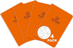 4 Pack All Weather Notepad 5.3X3.6 Inch Waterproof Tearproof Notebook Pocket Siz