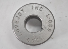 Lovejoy Jaw Coupling Hub Straight Jaw L099 w Keyway Iron 1″ Bore x 1/4″ x 1/8″