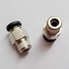10X Male Straight Connector Tube OD 1/4″(6mm) X NPT 1/8 Air Push In Fitting A394