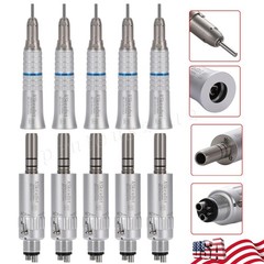 NSK Style Dental Straight Nose /Air Motor Low Slow Speed Handpiece E-type 4HOLES