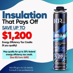 Spray Foam Insulation Can (12 x 23.1 oz. (655 g)) Expanding Foam Sealant