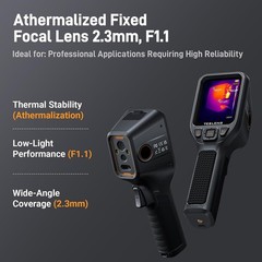 Teslong 256 x 192 IR Resolution Thermal Camera, Super Resolution 512 x 384, 3.2″