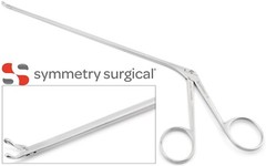 SYMMETRY 53-4007 Alligator Rhoton Forceps Micro Curved Left Cup Tip 2.0mm 5.75″