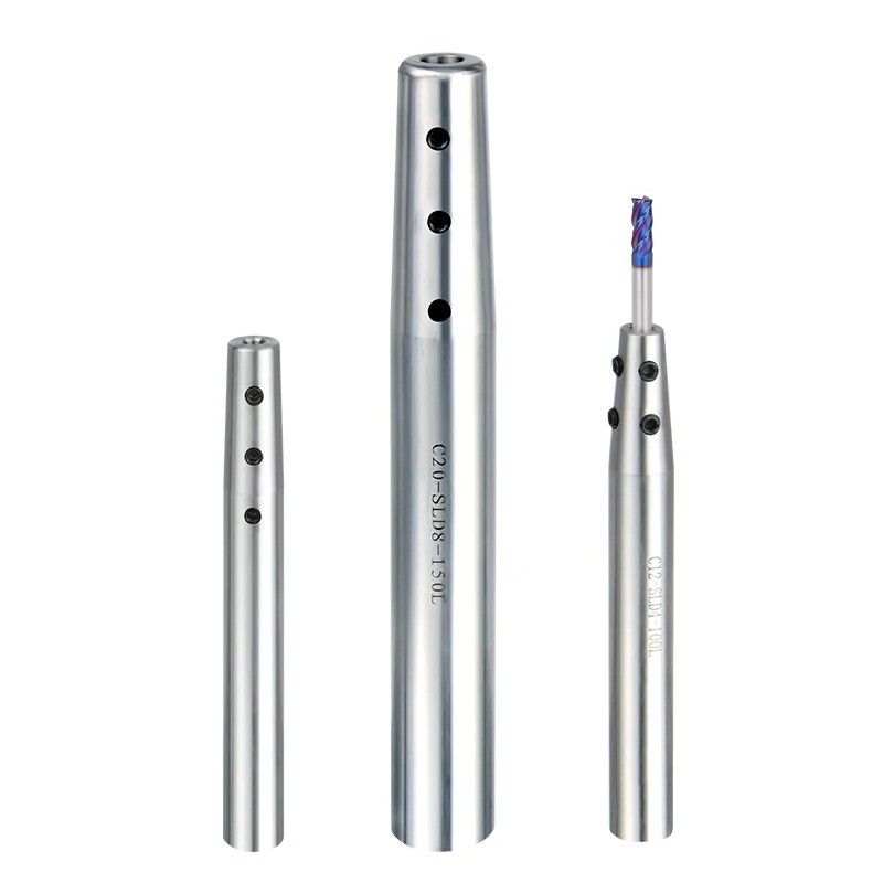 Side Lock Extension Rod C8 C10 C12 C16 C20 100-200mm Slim Shank Deep Hole CNC