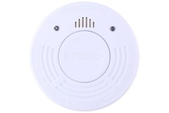 Grundig Smoke Alarm 10 Year Battery Life 85dB Inc + 3M Adhesive Pad Set