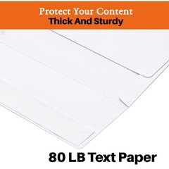 50 Packs 5×7 Envelopes, A7 White A7(5.25×7.25 in) – 50 Pack,