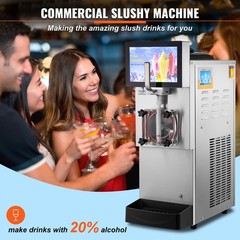 Uimoso 8L / 2.1 Gal Commercial Slushy Machine Margarita Smoothie Frozen Drink