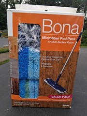 BONA Microfiber Cleaning Pads 18.31” X 5.12” (3 PACK) – Value Pack