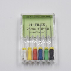 1 Pack Dental Niti Nickel Titanium H-FILES Endo Hand Root Canal File 21/25/31 mm
