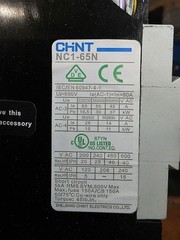 Lot 2 CHINT 220v NC1-6511 Contactor Replacement Telemecanique LC1D-6511 Coil