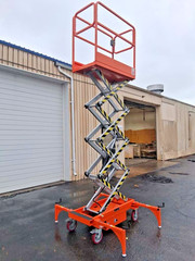 2020 Open Box 5 STAR 16 FEET MAX LIFT ELECTRIC SCISSOR LIFT MAN LIFT
