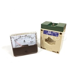 Analog Panel AMP Current Meter Gauge DH670 50A AC & Current Transformer