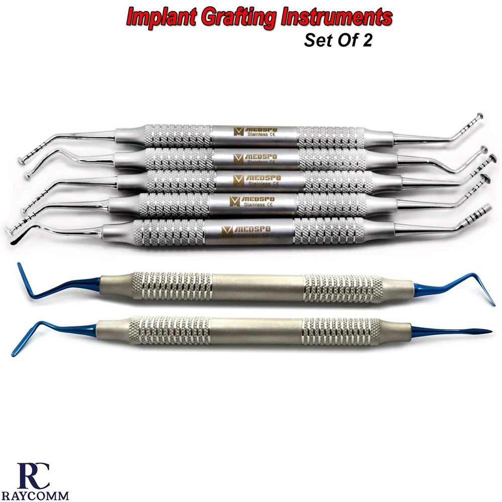 Dental Implant Mushroom Periodontal Gum Lift Periotome Bone Graft Elevators Set