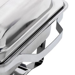 6x 8QT Chafing Dish Stainless Steel Chafer Complete Set with 2 Warmers Buffet