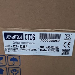 Advantech UNO-127-E23BA Automation Equipment ATOM x6413E 8GB DDR4 2LAN 2USB