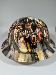 New Full Brim Hard Hat Custom Hydro Dipped PITTSBURG STEELERS SICK NEW DESIGN