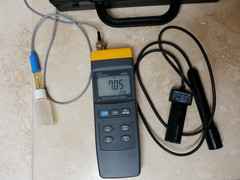 Sper Scientific 850081 Water Quality PH Meter with PH Probe & Condutivity Probe