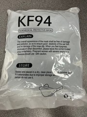 60pcs KF94 Protective Face Mask Adult Multicolor Non-Medical