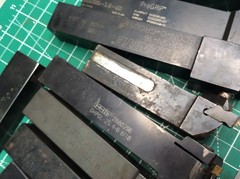 Valenite Carboloy ++ 15 pcs Various 1″ Lathe Tool Holders See Photos Used (15)