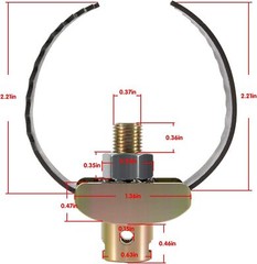 52817 T-231 2-1/2″ C Cutter Drain Cleaning Tool For Ridgid K-40 K-45,K-50 K-3800