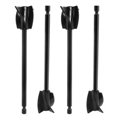 Litoexpe 4 Pcs Resin Mixer Paddles, Epoxy Paddle Attachment Black