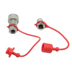1/2″ Ag Hydraulic Quick Connect Couplers Couplings, Ball Pioneer Style 2 Sets