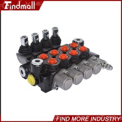 4 Spool Hydraulic Monoblock Double Acting Control Valve 11 GPM SAE Ports 3625PSI