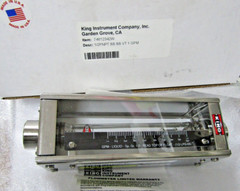 ✌️NEW KING FLOW METER 74612342W 1/2″ FNPT STAINLESS STEEL VT 1 GALLON PER MINUTE