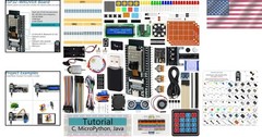 32-bit Microcontroller Starter Kit, 240MHz, Camera WiFi+BT