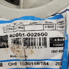 Approximately 900ft – Netafim 40001-002500S SPE Gray Tubing, 5mm x 3mm – USED