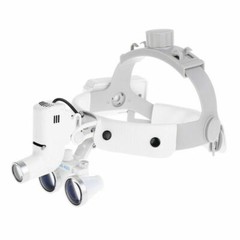 DY-106 3.5X Surgical Loupes Headband & 5W ENT Headlight Headlamp White USA