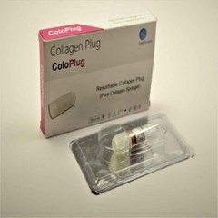 10 Pack of Cologenesis Colo Plug Sterile Collagen Sponge 8x20mm (Free Ship)