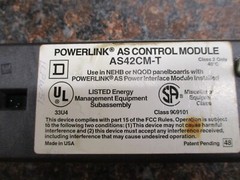 Square D Powerlink AS Control Module Model AS42CM-T SERIES C3 USED