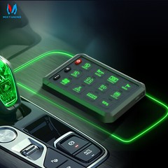 4/6/8/12 Gang Wireless Switch Panel, Led Touch Switch Remote Control Circuit Box