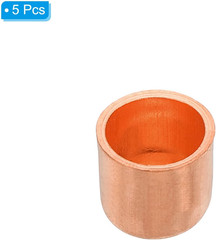 3/8 Inch (10Mm) ID Copper Pipe End Cap, 5 Pack Copper Fitting Cap Sweat Plug Sol