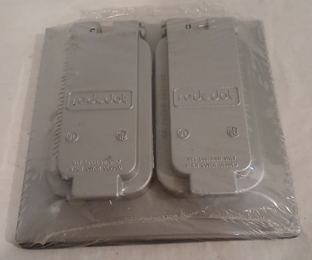Red Dot WR281-C, 2-Gang, outside duplex cover. New / sealed. Free Shipping
