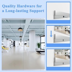 Home Gym Mirror, 57”X24”2PCS, Tempered Glass Frameless, Large Yoga Mirror, …